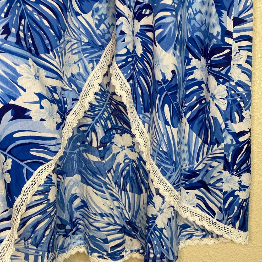 America and Beyond Blue and White Maxi Dress NWT Size M - Picture 6 of 11